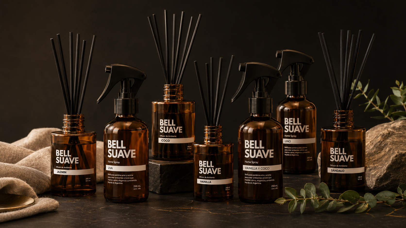 Mix de perfuminas y difusores BellSuave